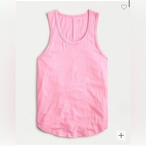 NWT J Crew Longline layering tank in Textured Slub Cotton